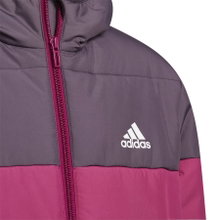 adidas Transition Jacket with Padding Magenta Red Girls